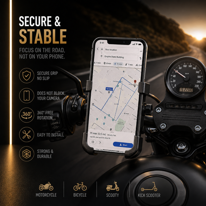 Mobile Phone Holder Black