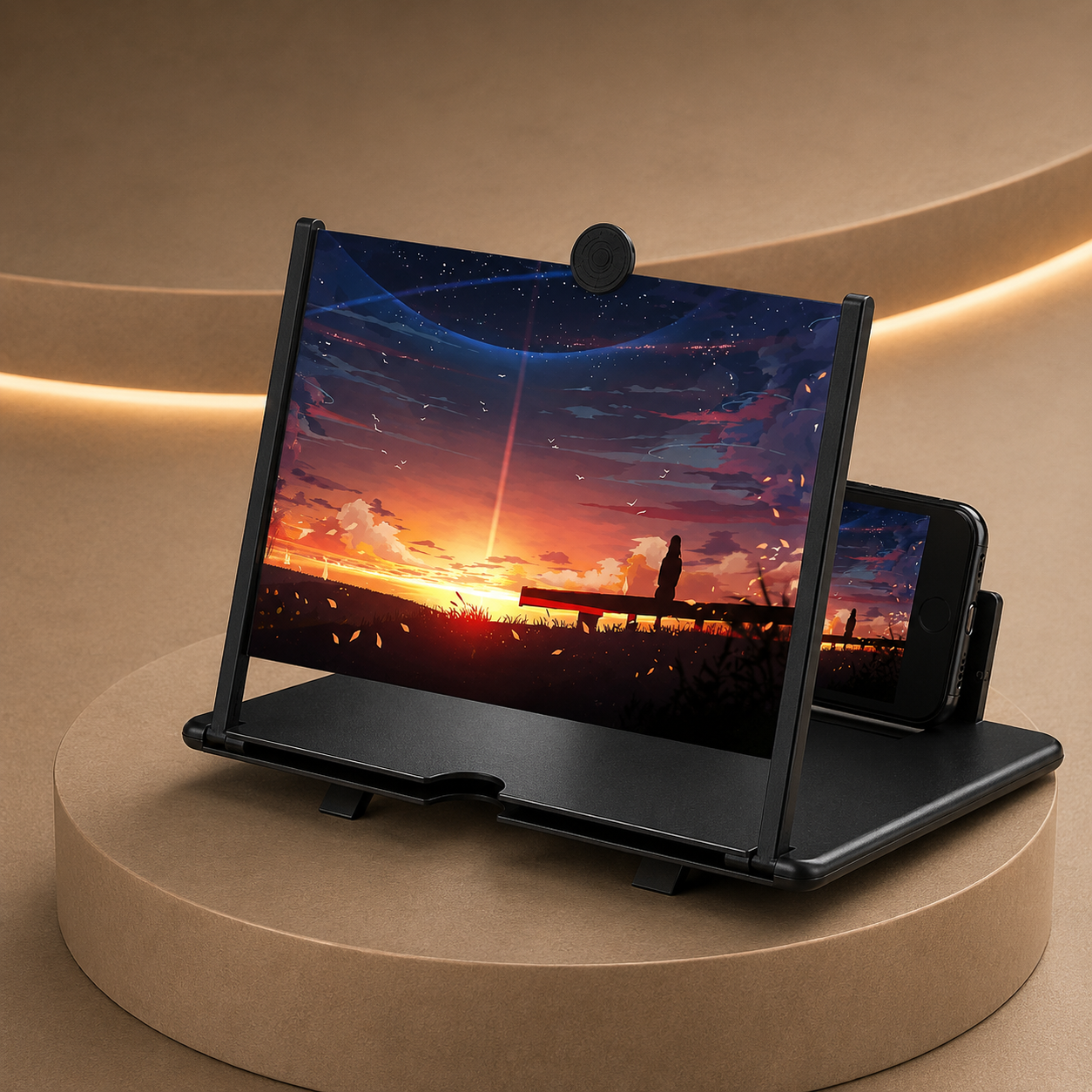 Black 50ml Portable Video Amplifying Screen