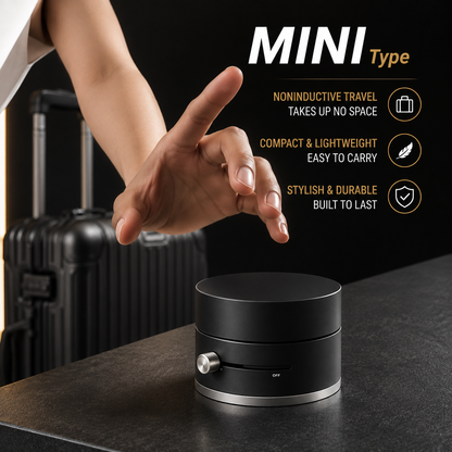 Vacuum Magnetic Phone Stand Black ABS