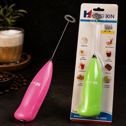 Electric Milk Frother for Coffee, Matcha, Chocolate