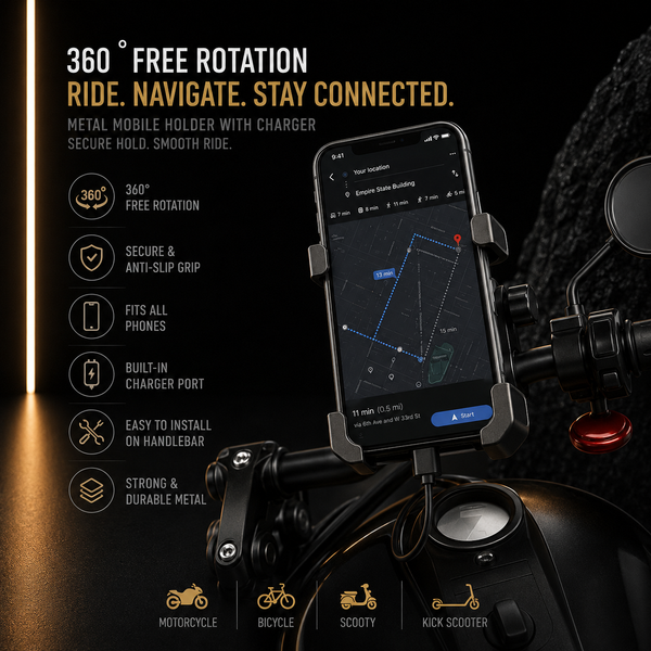 Mobile Phone Holder Black