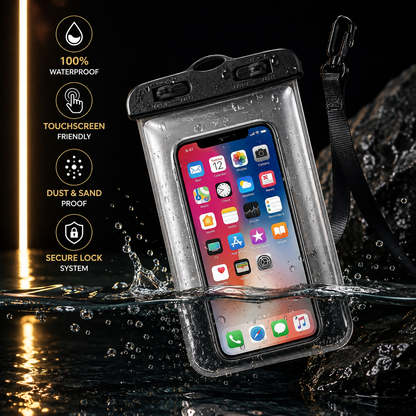 Waterproof Phone Pouch Multicolor Plastic Durable